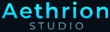 logo aethrion studio text only